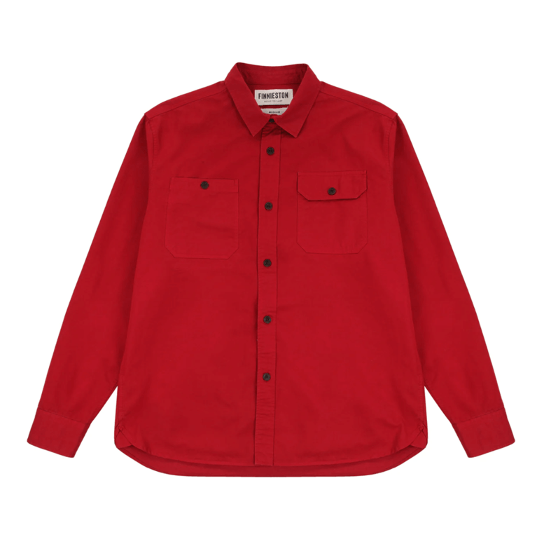 Finnieston Anderston Over Shirt - Red