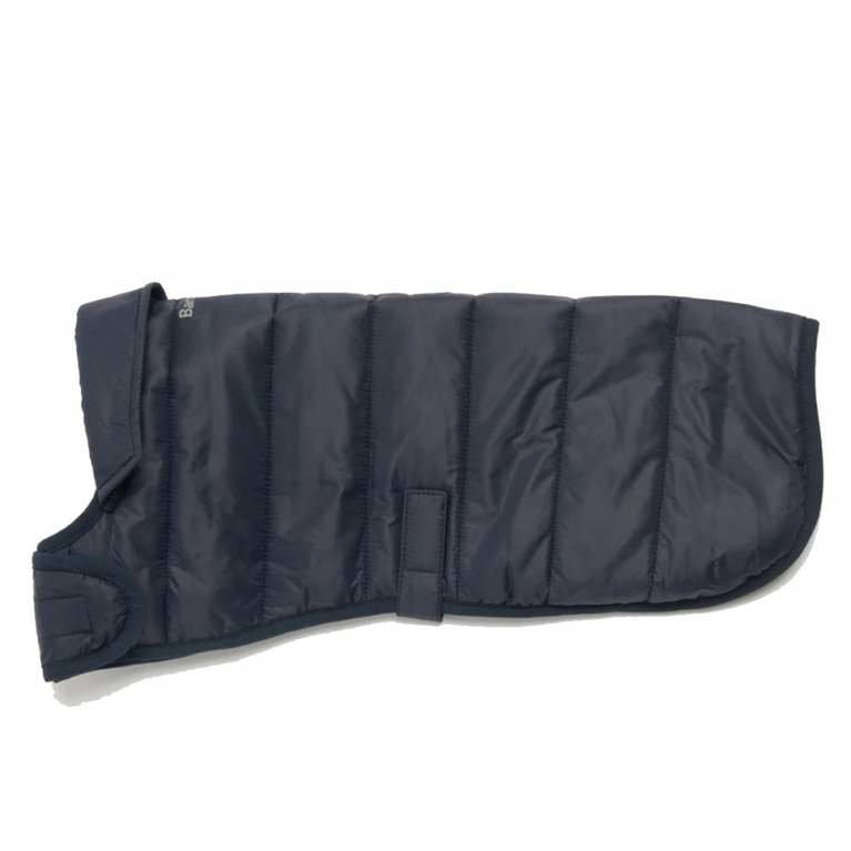 Barbour Baffle Quilted Dog Coat - Navy