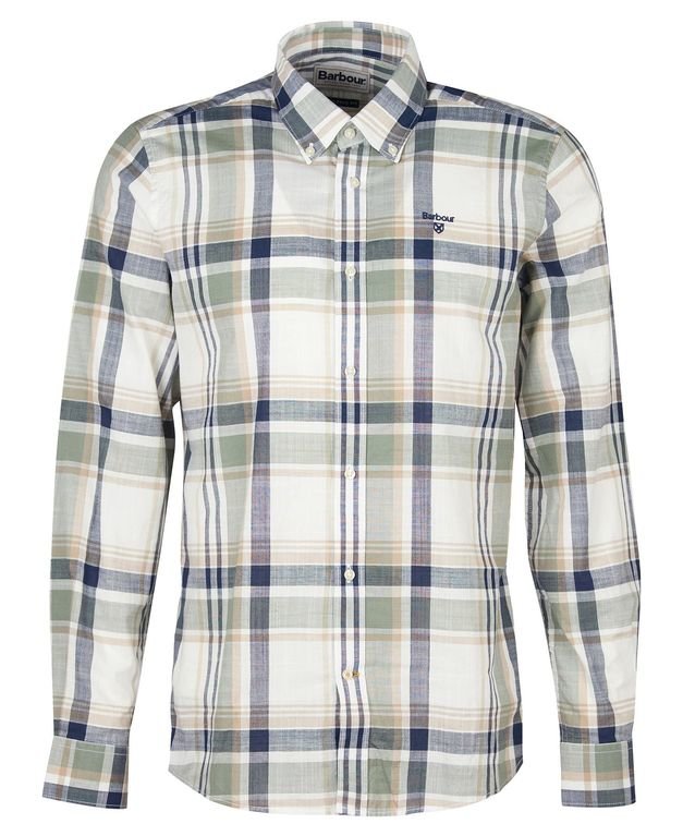 Barbour Kidd Tailored Fit Shirt - Olive