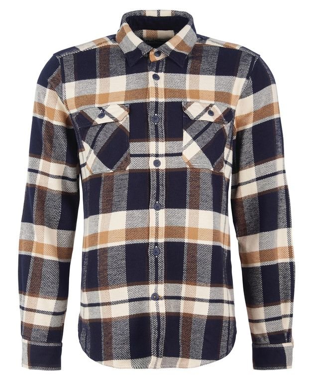 Barbour Mountain Tailored Fit Shirt - Navy
