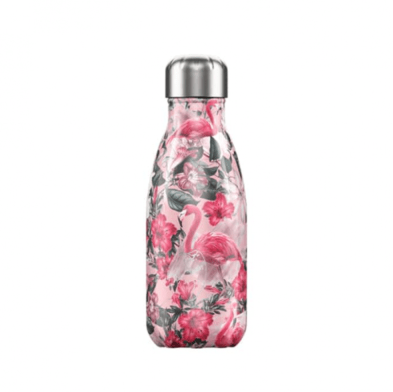 Chillys Bottle 260ml - Tropical Flamingo