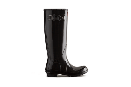 Hunter Women's Original Tall Wellington Boot Gloss - Black Gloss