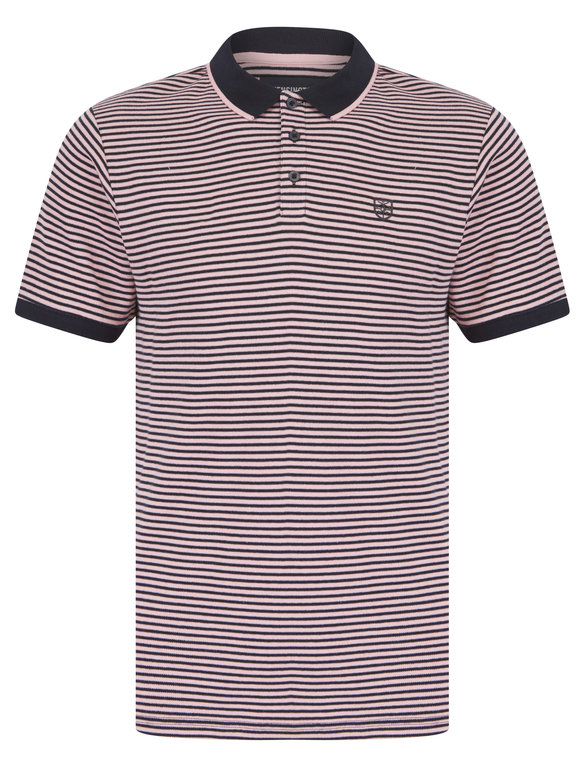 SRG Merrydale Striped Polo - Pink Nectar