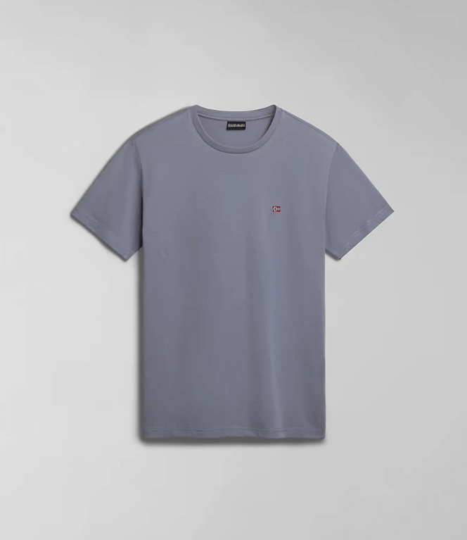 Napapijri Salis Short Sleeve T-Shirt - Grey 