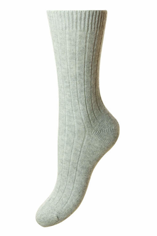 Pantherella Tabitha Cashmere Socks - Light Grey