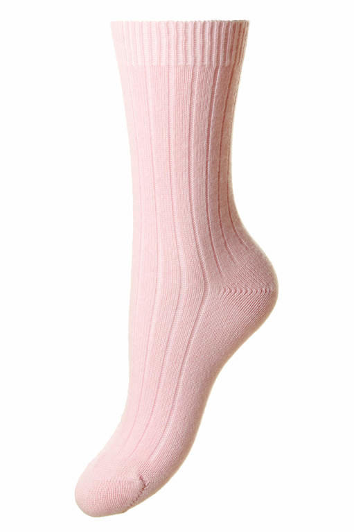 Pantherella Tabitha Cashmere Socks - Rose Pink