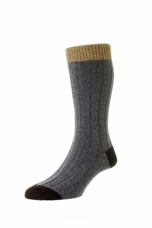 Pantherella Thornham Sock - Mid Grey