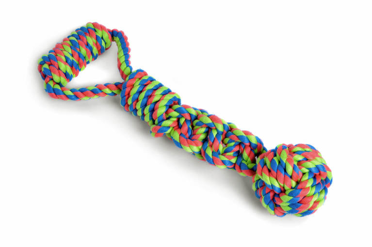 Petface Rope Ball Tugger  - Assorted