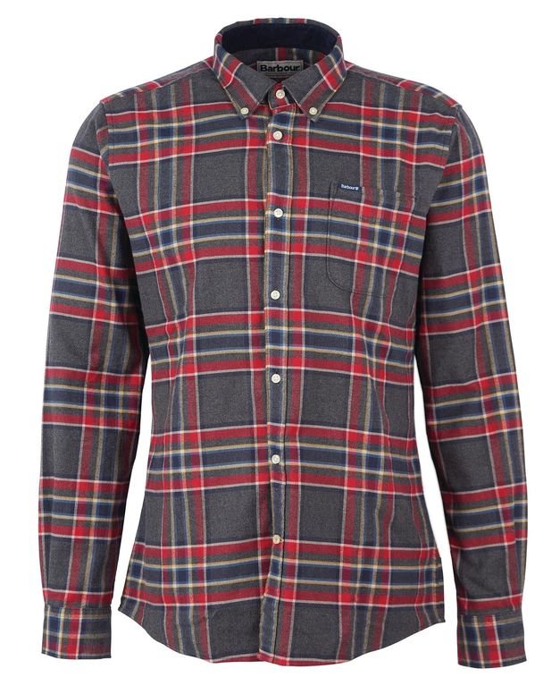 Barbour Portdown Tailored Fit Shirt - Grey
