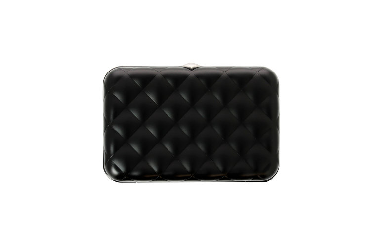 Ogon Design Quilt Button Wallet - Black