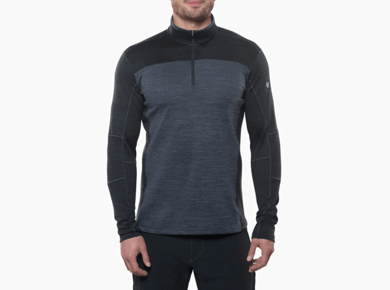 Kühl Ryzer Half Zip Sweater - Black Koal