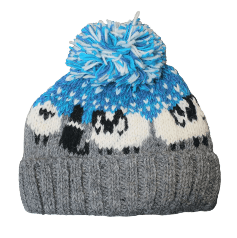 From The Source Sheep Dog Bobble Hat - Grey