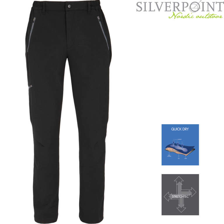 Silverpoint Wasdale Trouser - Short  - Black - Short 