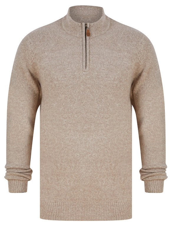 SRG Slasher 1/4 Zip Sweater - Natural