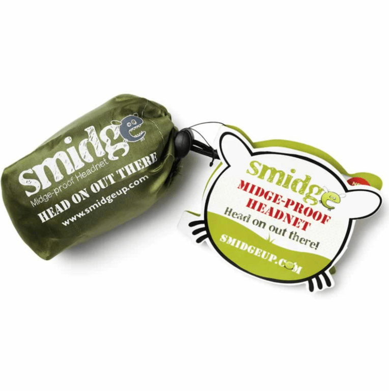 Smidge Midge & Mosquito Head Net - Green
