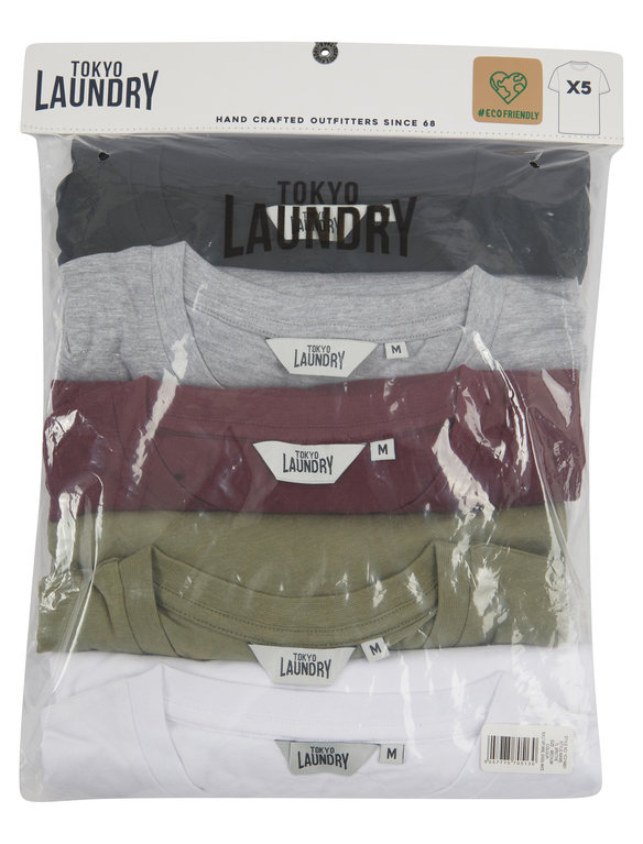 Tokyo Laundry 5 Pack of Tees - Assorted