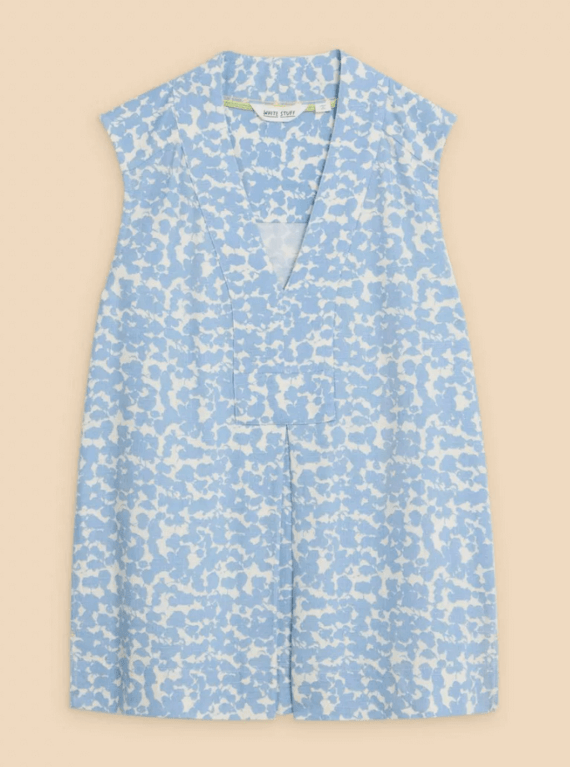White Stuff Celia Shirt  - Blue Print