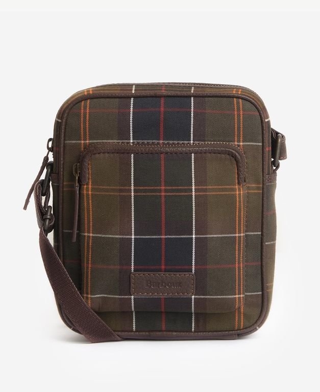 Barbour Tartan and Leather Cross Body Bag - Classic