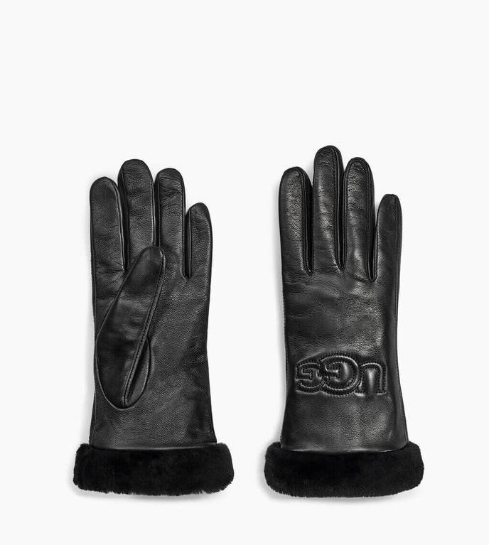 UGG Classic Leather Glove  - Black