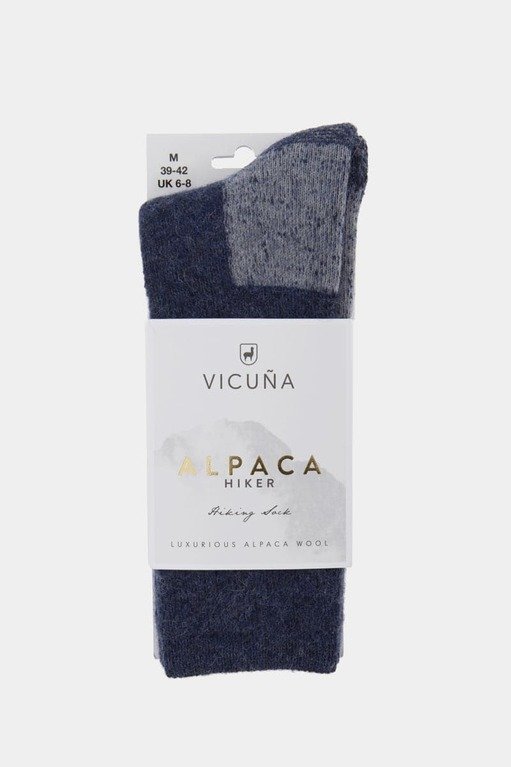 Vicuna Full Cushion Alpaca Sock - Blue
