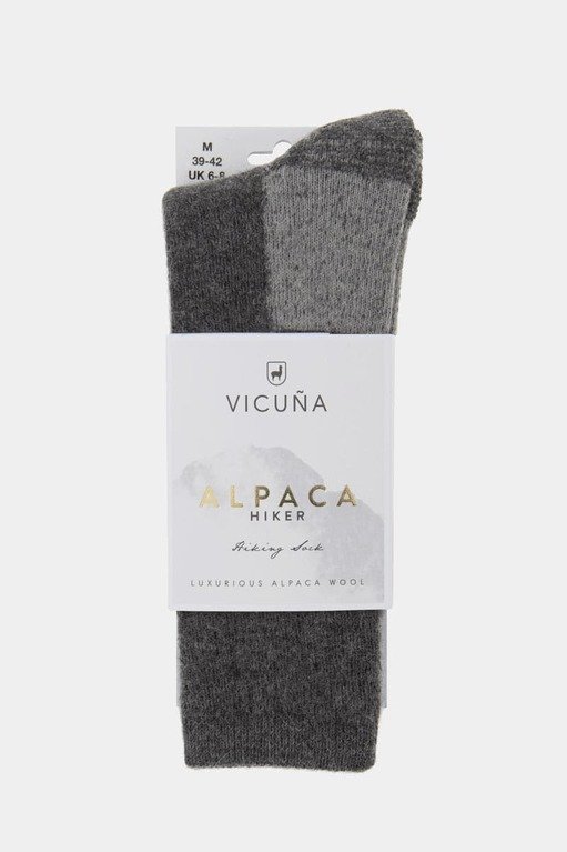Vicuna Full Cushion Alpaca Sock - Grey
