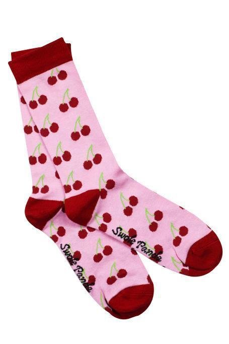 Swole Panda Women's Panda Socks - Cherry