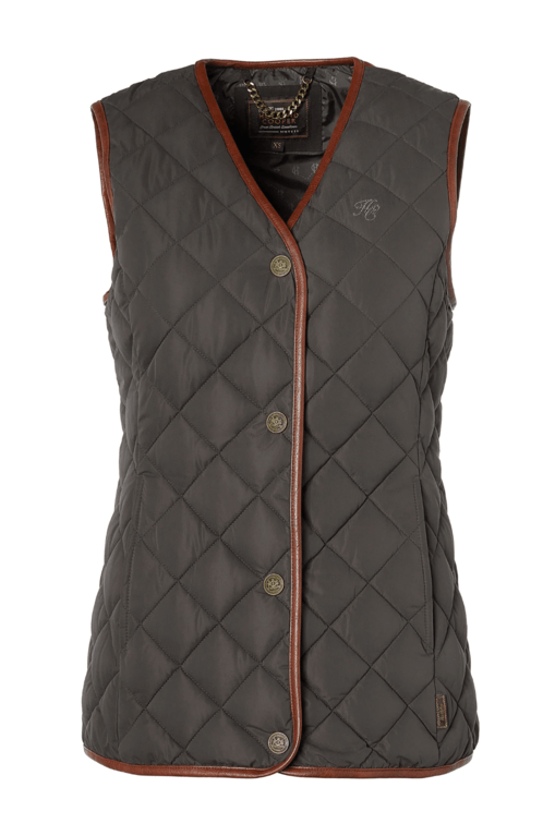 Holland Cooper Aldestrop Gilet - Dark Olive