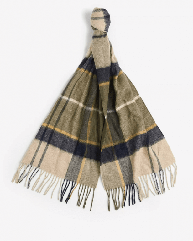 Barbour Carrbridge Tartan Scarf - Forest Mist 