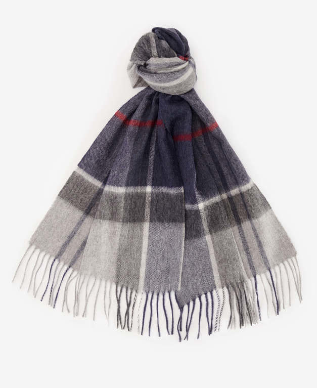 Barbour Carrbridge Tartan Scarf - Blue Granite