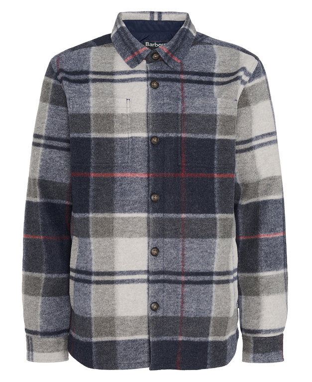 Barbour Chapter Tailored Overshirt - Blue Granite