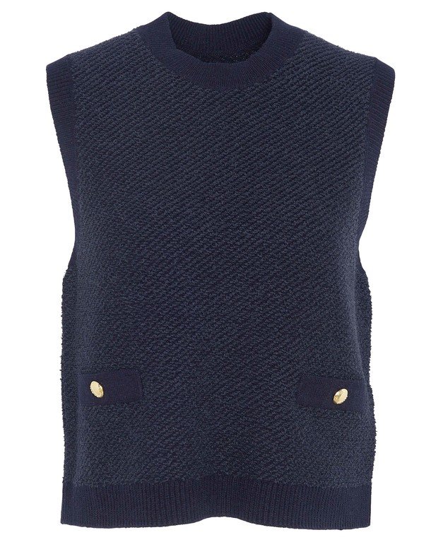 Barbour Charlene Sweater Vest - Navy