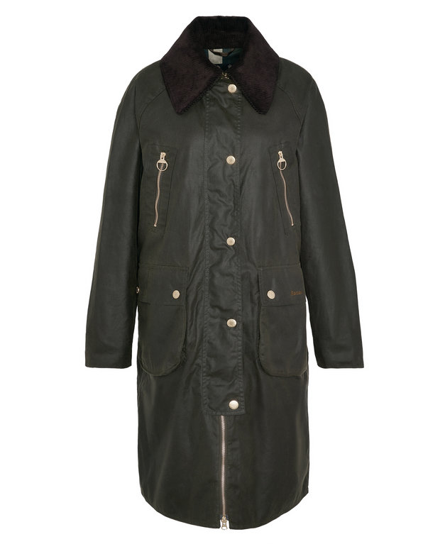  Barbour Ebberston Waxed Jacket - Archive Olive 