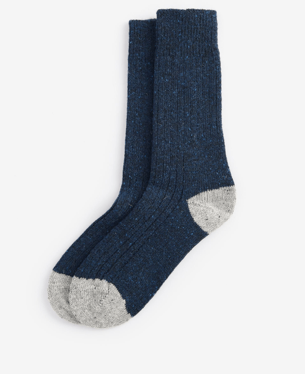 Barbour Houghton Sock - Navy/Grey 