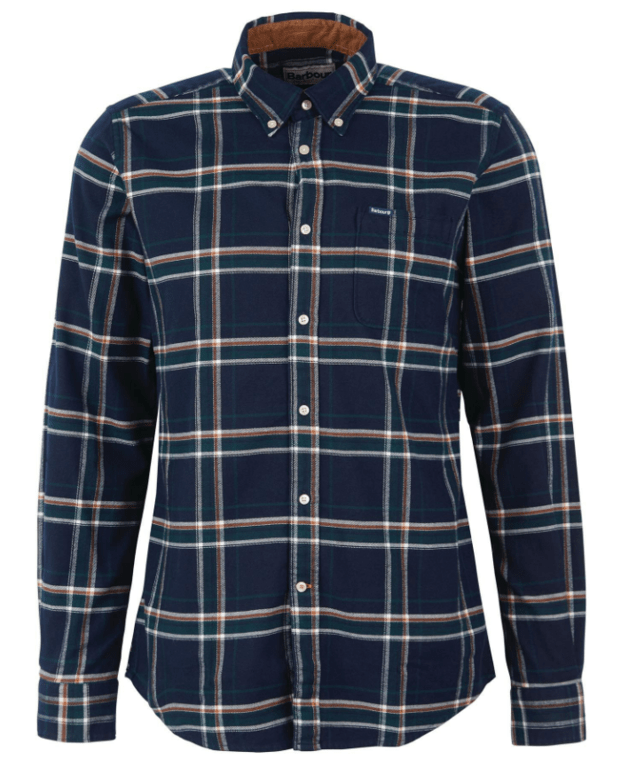 Barbour Ronan Tailored Fit Shirt  - Inky Blue 