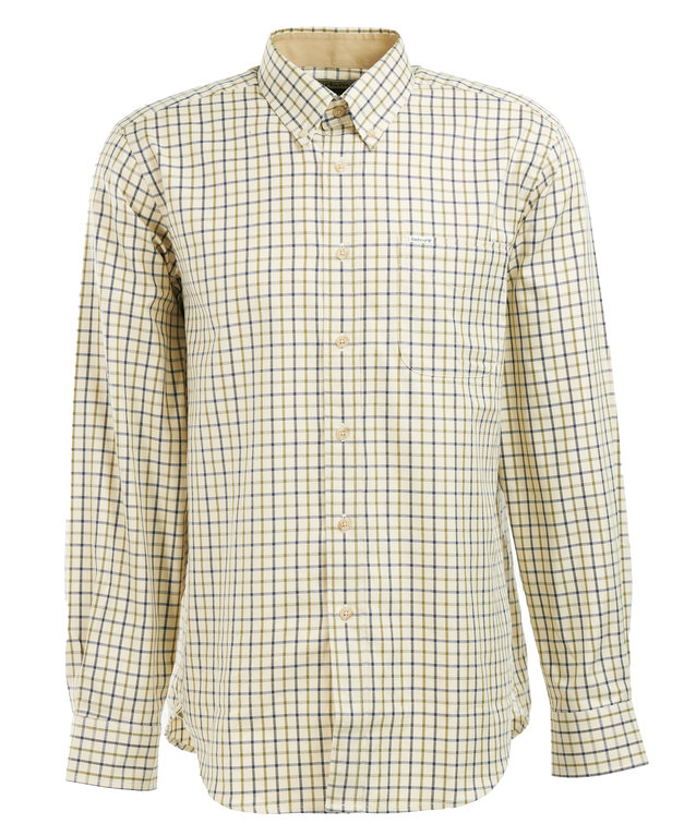 Barbour Sporting Regular Fit Tattersall Shirt - Navy/Olive 