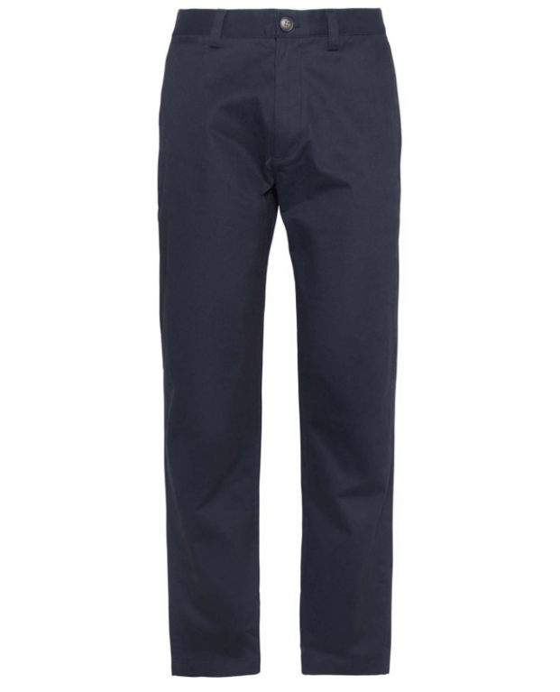 Barbour Suede Sateen Tailored Trousers - Navy 