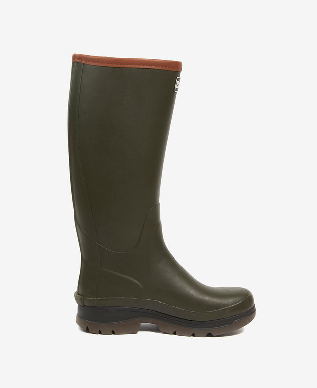 Barbour Tempest Wellington Boots - Olive