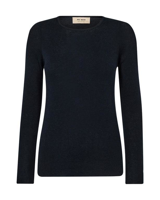 MOS MOSH Bouch O Neck Knit - Salute Navy