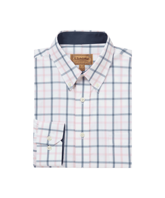 Schöffel Brancaster Classic Shirt - Stone Blue Check