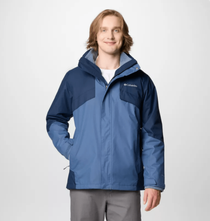 Columbia Bugaboo Fleece 3 in 1 Waterproof Jacket - Dark Mountain/Collegiate Navy