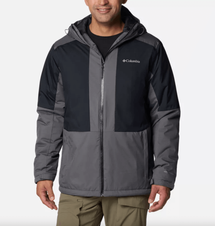 Columbia Men's Point Park™ Waterproof Insulated Jacket - City Grey, Black