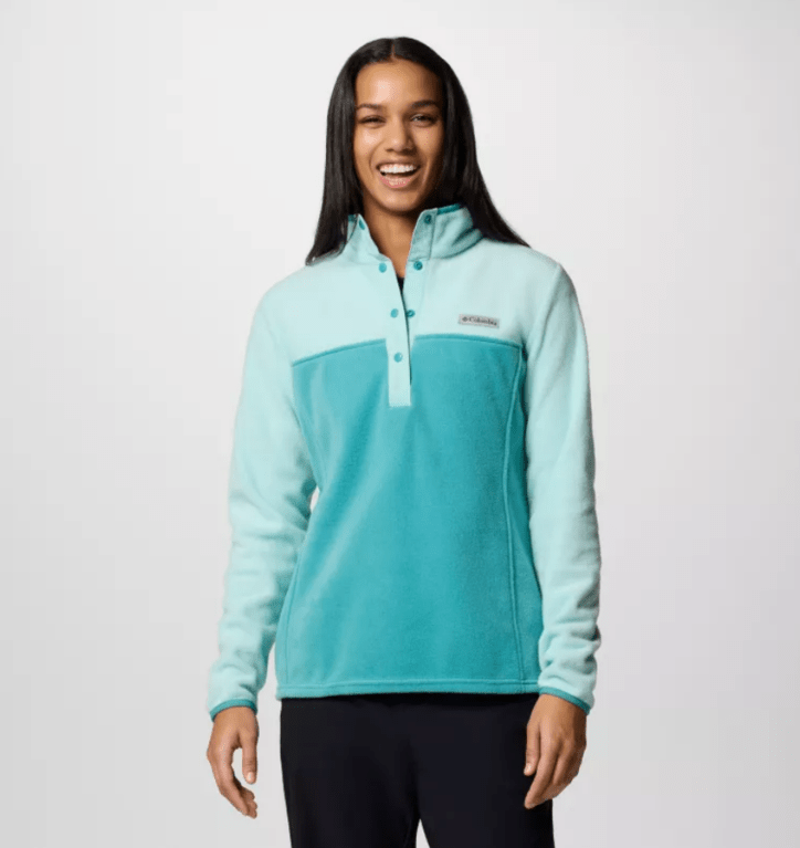 Columbia Women's Benton Springs™ Half Snap Pullover - Teal Spray 