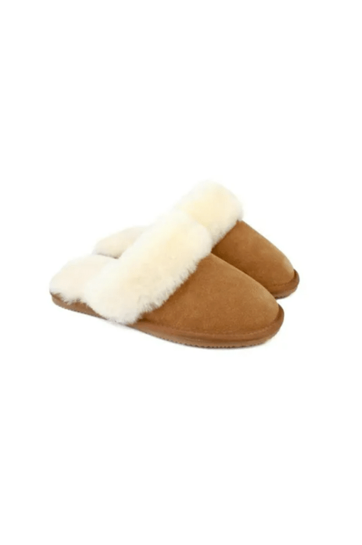 Easten Counties Leather Grace Sheepskin Slipper  - Chestnut