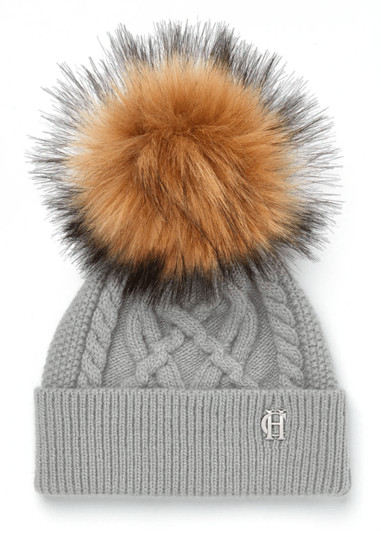 Holland Cooper Cortina Bobble Hat - Soft Grey