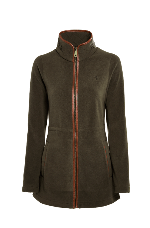 Holland Cooper Country Longline Fleece  - Khaki