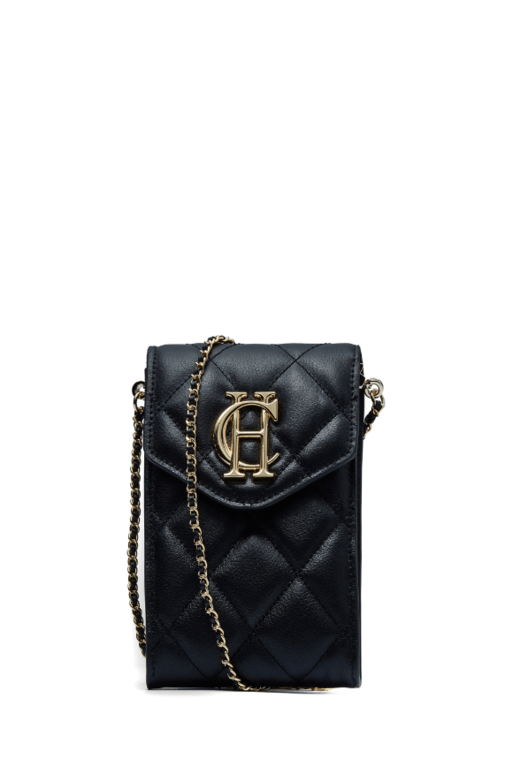 Holland Cooper Knightsbridge Phone Pouch - Black Gold