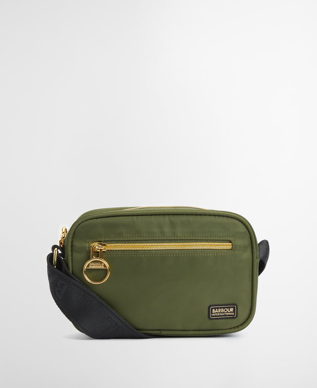 Barbour International Qualify Micro Crossbody Bag - Empire Green 