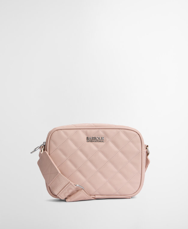 Barbour International Sloane Quilted Crossbody Bag - Pale Mauve