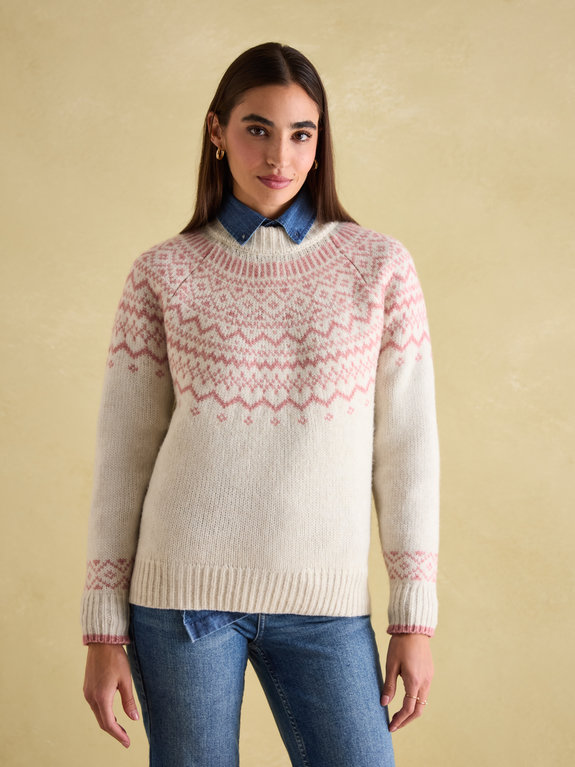 Joules Charlotte Sweater  - Cream 