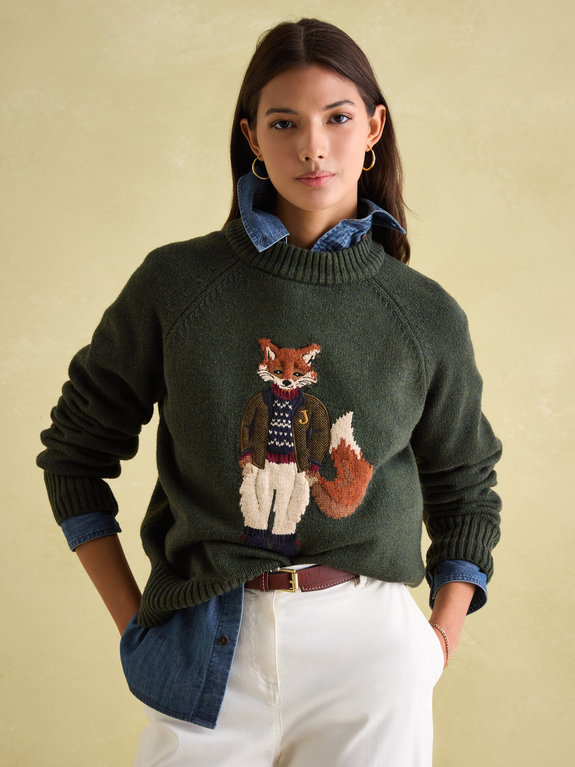 Joules Jonty Sweater  - Dark Green 